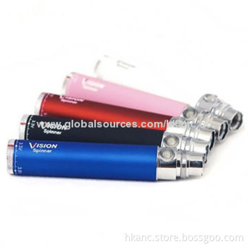 Variable Voltage E Cigarette, High-capacity Hottest Vision Spinner Battery